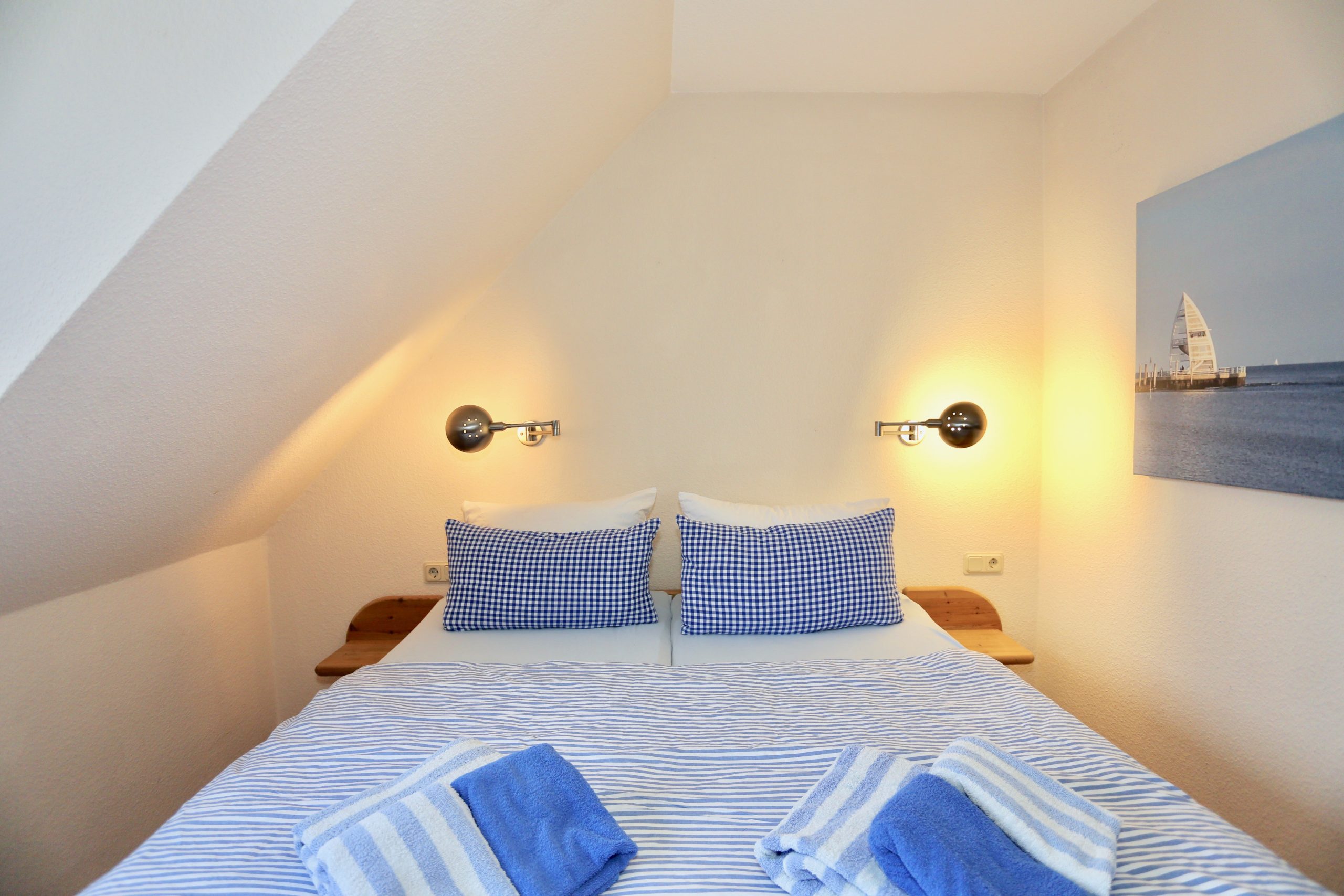 Schlafzimmer der Ferienwohnung Ausguck